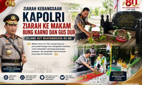 Kapolri Ziarah ke Makam Bung Karno dan Gus Dur, Teguhkan Semangat Pengabdian Polri Menjelang HUT Bhayangkara ke-80 10