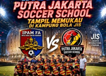 Semangat HUT DKI Jakarta 2026, IPAM FA dan PUTRA JAKARTA SOCCER SCHOOL Tampil Memukau di Kampung Bola JIS 19