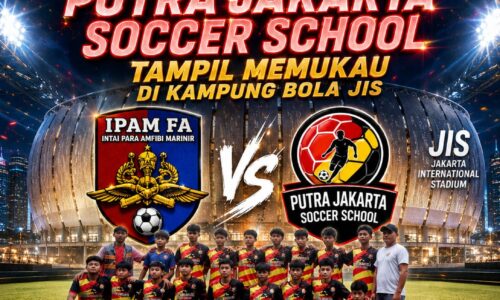 Semangat HUT DKI Jakarta 2026, IPAM FA dan PUTRA JAKARTA SOCCER SCHOOL Tampil Memukau di Kampung Bola JIS 6