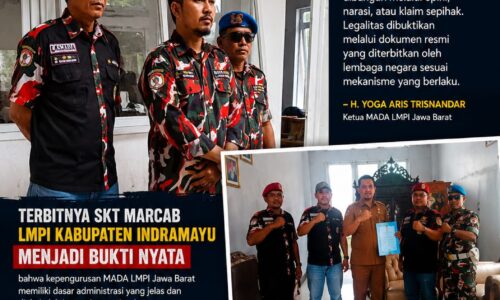 Ketua MADA LMPI Jawa Barat H. Yoga Aris Trisnandar Tegaskan Legalitas Organisasi, Pengambilan SKT Marcab Indramayu Jadi Bukti Nyata 10