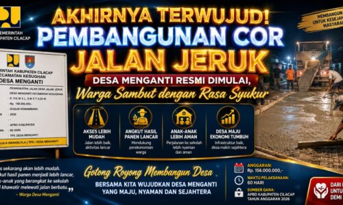 Akhirnya Terwujud! Pembangunan Cor Jalan Jeruk Desa Menganti Resmi Dimulai, Warga Sambut dengan Rasa Syukur 10