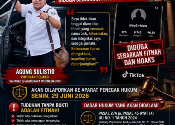Tak Terima Difitnah sebagai Beking Illegal Logging, Pimpinan Redaksi SBI Laporkan Akun TikTok @6p3mburu ke Aparat Penegak Hukum 16