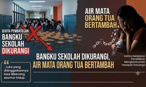 Bangku Sekolah Dikurangi, Air Mata Orang Tua Bertambah 2