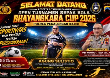 Agung Sulistio Hadiri Open Turnamen Sepak Bola Bhayangkara Cup Polres Pekalongan 2026, Masyarakat Apresiasi Kepemimpinan AKBP Rachmad C. Yusuf 18