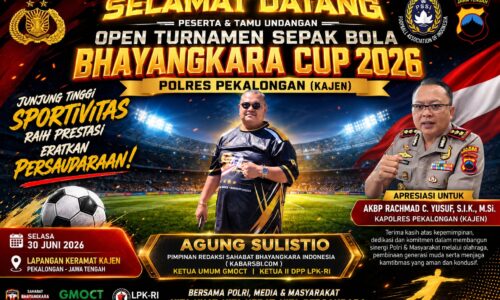 Agung Sulistio Hadiri Open Turnamen Sepak Bola Bhayangkara Cup Polres Pekalongan 2026, Masyarakat Apresiasi Kepemimpinan AKBP Rachmad C. Yusuf 10