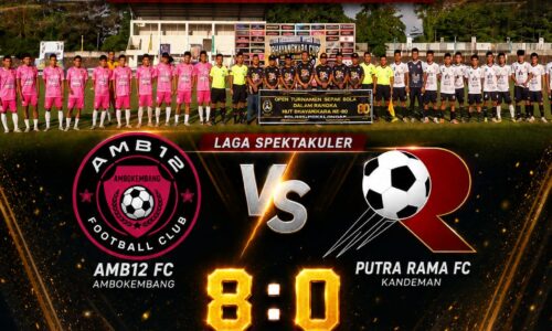 Bhayangkara Cup 2026 Berlangsung Spektakuler, AMB12 FC Ambokembang Menang Telak 8-0, Masyarakat Ucapkan Selamat HUT Bhayangkara ke-80 10