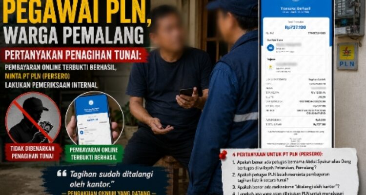 Diduga Mengatasnamakan Pegawai PLN, Warga Pemalang Pertanyakan Penagihan Tunai: Pembayaran Online Terbukti Berhasil, Minta PT PLN (Persero) Lakukan Pemeriksaan Internal 3