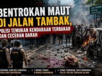 Bentrokan Maut di Jalan Tambak, Polisi Temukan Kendaraan Terbakar dan Ceceran Darah 8