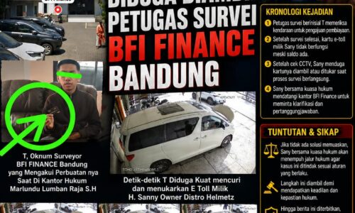 Berniat Urus Pembiayaan, Kartu E-TOLL Pemilik Mobil Diduga Diambil Petugas Survei BFI Finance Bandung 2