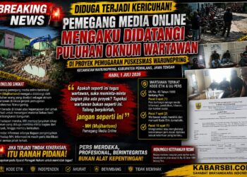 Diduga Diintimidasi Puluhan Oknum Wartawan di Proyek Pemugaran Puskesmas Warungpring, Pemegang Media Online Minta Penegakan Hukum 16