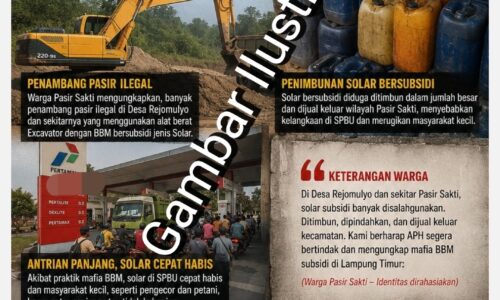 Lampung Timur Darurat Penimbunan dan Penyalahgunaan BBM Bersubsidi! Warga Pasir Sakti Minta APH Bongkar Dugaan Mafia Solar yang Diduga Memasok Tambang Pasir Ilegal 7