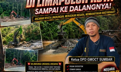 Dapat Laporan Anggota Media, GMOCT Sumbar Desak Usut Tuntas Tambang Emas Ilegal di Limapuluh Kota Sampai ke Dalangnya 11