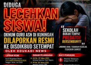 Dugaan Pelecehan terhadap Siswa, Oknum Guru ASN SMP Negeri di Kuningan Resmi Dilaporkan ke Disdikbud; Edukadi News Desak Pemeriksaan Menyeluruh 17