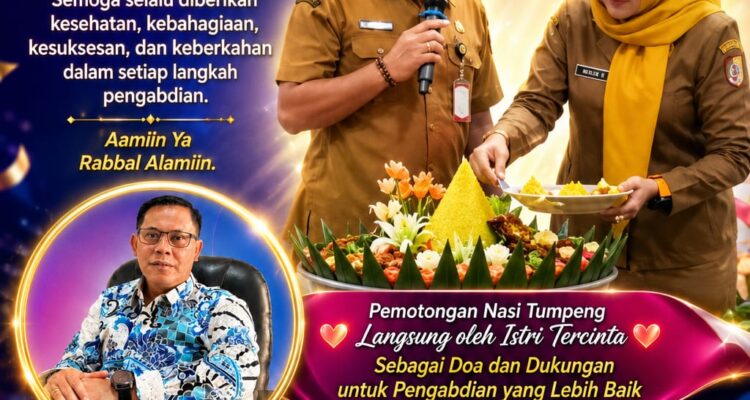 Bambang Saputro Rayakan Ulang Tahun ke-52, Pemotongan Tumpeng Bersama Istri Warnai Momen Penuh Syukur 1