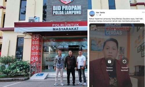 Ketua DPD YAPERMA Lampung Resmi Laporkan Akun Facebook Har Yanto ke Polda Lampung, Dugaan Pencemaran Nama Baik Masuk Ranah ITE 10