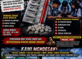 Tramadol diduga beredar hingga pelosok Jember, Agung Sulistio desak Dinkes dan BPOM jangan Tutup Mata 20