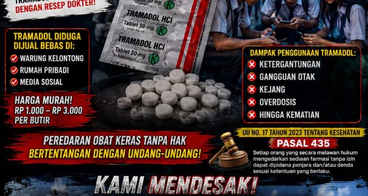 Tramadol diduga beredar hingga pelosok Jember, Agung Sulistio desak Dinkes dan BPOM jangan Tutup Mata 1