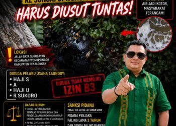 Diduga Langgar Aturan Lingkungan, Praktik Pembuangan Limbah Laundry ke Sungai di Wonopringgo Harus Diusut Tuntas 16