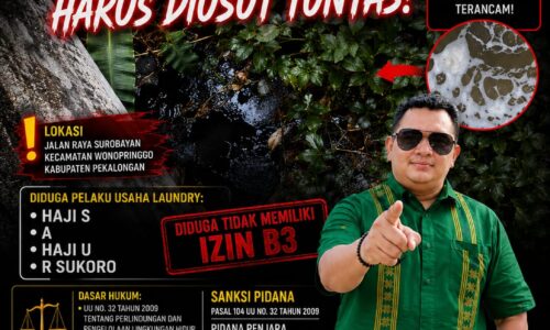 IMG-20260720-WA0000 Diduga Langgar Aturan Lingkungan, Praktik Pembuangan Limbah Laundry ke Sungai di Wonopringgo Harus Diusut Tuntas 2