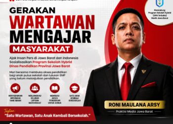 Roni Maulana Arsy Ajak Wartawan Sosialisasikan Program Sekolah Hybrid Disdik Jabar 1
