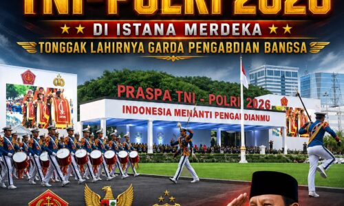 Presiden Prabowo Pimpin Langsung Prasetya Perwira TNI-Polri 2026 di Istana Merdeka, Tonggak Lahirnya Garda Pengabdian Bangsa 6