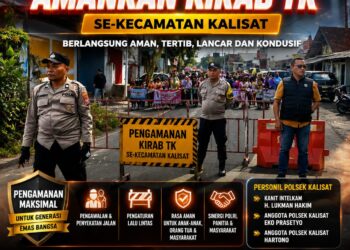 Sinergi Polsek Kalisat Amankan Kirab Budaya TK se-Kecamatan Kalisat, Ribuan Peserta Ikuti Kegiatan dengan Aman dan Kondusif 20