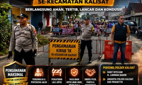 Sinergi Polsek Kalisat Amankan Kirab Budaya TK se-Kecamatan Kalisat, Ribuan Peserta Ikuti Kegiatan dengan Aman dan Kondusif 2