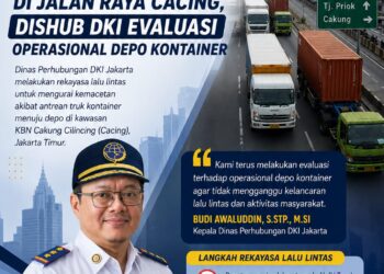 Rekayasa Lalu Lintas Urai Kemacetan di Jalan Raya Cacing, Dishub DKI Evaluasi Operasional Depo Kontainer 20