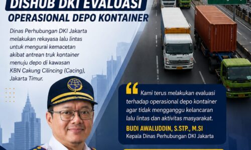 Rekayasa Lalu Lintas Urai Kemacetan di Jalan Raya Cacing, Dishub DKI Evaluasi Operasional Depo Kontainer 6