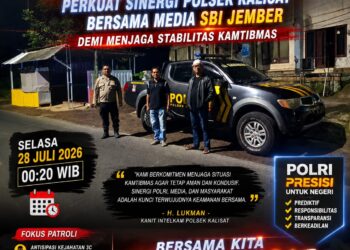 Polsek Kalisat Perkuat Sinergi Bersama Media SBI Jember, Patroli Malam Intensif Demi Menjaga Stabilitas Kamtibmas 20