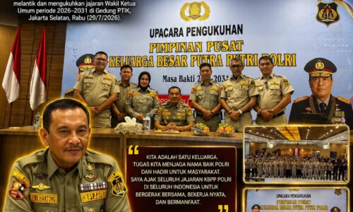 Dr. Fri Hartono Resmi Dilantik sebagai Wakil Ketua Umum KBPP Polri Periode 2026–2031 9
