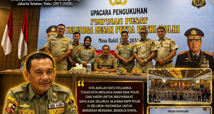 Dr. Fri Hartono Resmi Dilantik sebagai Wakil Ketua Umum KBPP Polri Periode 2026–2031 1