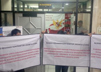 Aliansi Rekanan Desak Gubernur Copot Kasudin Perumahan Jakarta Utara 18