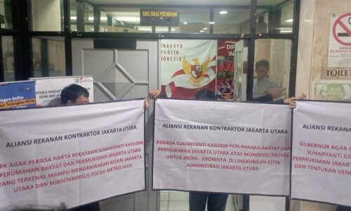 Aliansi Rekanan Desak Gubernur Copot Kasudin Perumahan Jakarta Utara 7