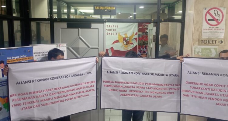 Aliansi Rekanan Desak Gubernur Copot Kasudin Perumahan Jakarta Utara 1