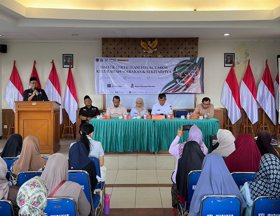 50 Peserta UMKM Kolong Tol Warakas Dibekali Sertifikat Halal 1 50 Peserta UMKM Kolong Tol Warakas Dibekali Sertifikat Halal 1