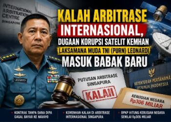 Kalah Arbitrase Internasional, Dugaan Korupsi Satelit Kemhan Laksamana Muda TNI (Purn) Leonardi Masuk Babak Baru 16