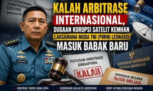 Kalah Arbitrase Internasional, Dugaan Korupsi Satelit Kemhan Laksamana Muda TNI (Purn) Leonardi Masuk Babak Baru 6
