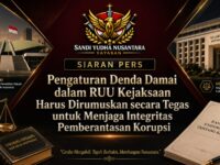 Yayasan Sandi Yudha Nusantara: Pengaturan Denda Damai dalam RUU Kejaksaan Perlu Dirumuskan secara Tegas demi Menjaga Integritas Sistem Pemberantasan Korupsi 7