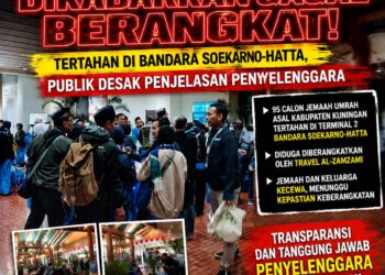 95 Jemaah Umrah Asal Kuningan Tertahan di Bandara Soekarno-Hatta, Publik Soroti Kepastian Layanan Travel Umrah 18