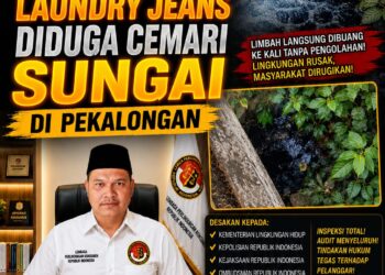 Bukti Foto dan Video Dikantongi, Dugaan Limbah Laundry Jeans Cemari Sungai di Pekalongan, LPK-RI dan GMOCT Desak KLH, Polri, dan Kejaksaan Bertindak Tegas 16