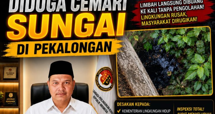 Bukti Foto dan Video Dikantongi, Dugaan Limbah Laundry Jeans Cemari Sungai di Pekalongan, LPK-RI dan GMOCT Desak KLH, Polri, dan Kejaksaan Bertindak Tegas 1