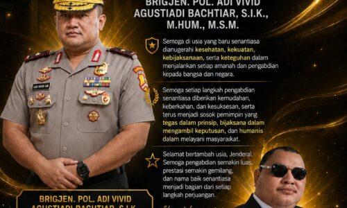 Diiringi Doa dan Apresiasi, Agung Sulistio Sampaikan Selamat Ulang Tahun kepada Brigjen Pol. Adi Vivid 5