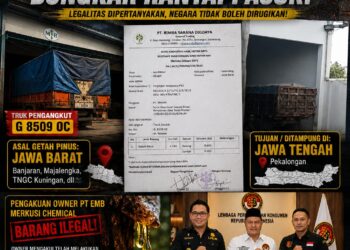 Getah Pinus Tanpa Dokumen Lengkap Masuk PT EMB, LPK-RI Dorong Bareskrim Bongkar Rantai Pasok 18