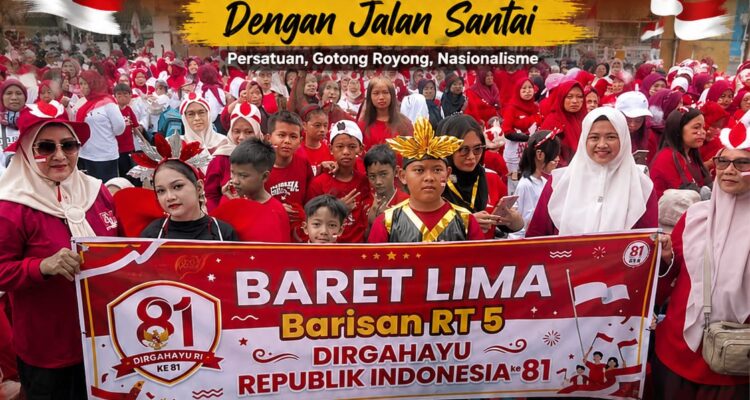 Buktikan Kemerdekaan Dirayakan dengan Kekompakan dan Gotong Royong Semarak HUT RI ke-81, Warga RT 05 Desa Manggari 1