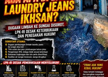 Ada apa di balik Laundry Jeans Ikhsan? Dugaan limbah ke sungai disorot, LPK-RI desak Pemkab dan DLH Pekalongan buka hasil pemeriksaan 14