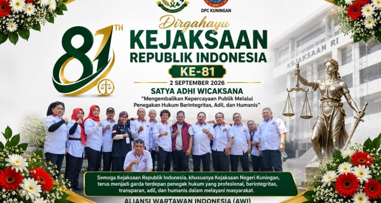 HARLAH KEJAKSAAN RI KE-81, AWI DPC KUNINGAN DORONG PENEGAKAN HUKUM YANG BERINTEGRITAS, ADIL, DAN HUMANIS 3