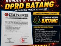 Dugaan Tunjangan Perumahan dan Transportasi DPRD Batang Dilaporkan ke Kejaksaan, TRINUSA Desak Kepastian Penanganan 10