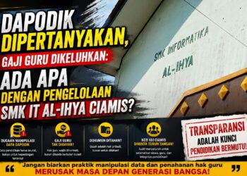 DAPODIK DIPERTANYAKAN, GAJI GURU DIKELUHKAN: ADA APA DENGAN PENGELOLAAN SMK IT AL-IHYA CIAMIS? 20