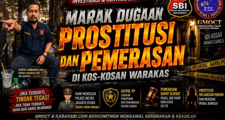 Marak Dugaan Prostitusi & Pemerasan di Kos-Kosan Warakas, GMOCT/Kabarsbi Dorong APH Bertindak Tegas 2